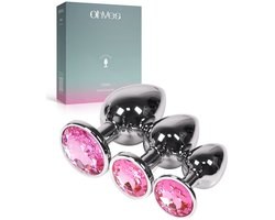 OHYES Metalen Buttplug Set