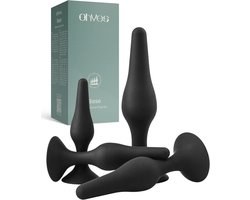 Siliconen Buttplug Set 4-delig